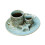 Multipurpose Ceramic Incense Holder Candle Holder Sage Holder for Burning Blue 5