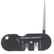 Affilacoltelli da esterno in tungsteno, ceramica, carburo, amo da pesca, strumento tascabile diamantato, campeggio, escursionismo