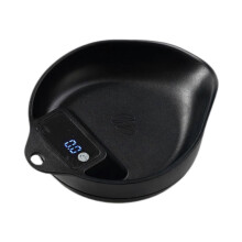 Digital Coffee Bean Scale with Bean Tray LED Digital Display Electronic Baking Scales Black