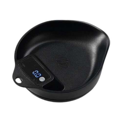 Digital Coffee Bean Scale with Bean Tray LED Digital Display Electronic Baking Scales Black