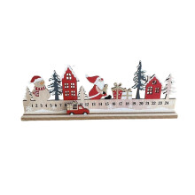 Reusable Desk Calendar Countdown to Christmas Home Decor