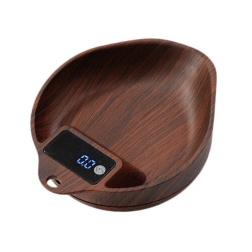 Digital Coffee Bean Scale with Bean Tray LED Digital Display Electronic Baking Scales Brown 2