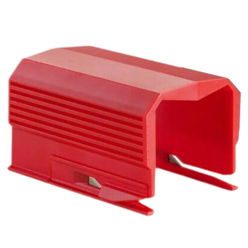 Robuster Schieber-Geschenkpapier-Rollenabroller, rot 1