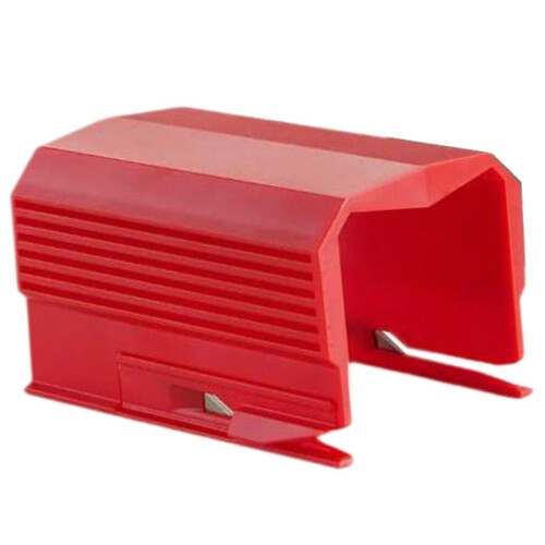 Robuster Schieber-Geschenkpapier-Rollenabroller, rot 2