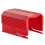 Robuster Schieber-Geschenkpapier-Rollenabroller, rot 5