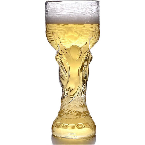 Set di 2 bicchieri da birra da 400 ml, tema Coppa del Mondo, per pub e pub.