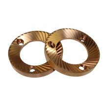 2Pcs 64mm Flat Coffee Burrs Replacement Parts for Espresso Machine Coating Surface