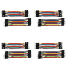 160pcs 10cm Breadboard Jumper Wires Male to Male Plug Solderless Cables Kit for Arduino