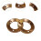 2Pcs 64mm Flat Coffee Burrs Replacement Parts for Espresso Machine Coating Surface 3