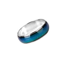 Anillo que cambia de color según el estado de ánimo para parejas, tallas 5-7, joyería para vínculos emocionales, talla 7.5, 17.8 mm