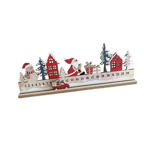 Reusable Desk Calendar Countdown to Christmas Home Decor 2