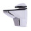 Silver Adjustable Glass Clamp Clip Shelf Bracket Holder for Glass Panel S 1