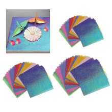 50 Sheets Gradient Origami Paper Multicolor Square for Kids Adults Crafts