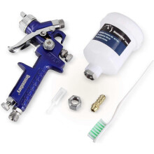 Dromedary HVLP Gravity Feed Spray Gun Kit 0.8mm Mini Air Jet Smart Touch Up Paint Set
