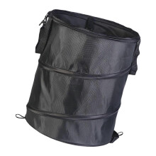 Trash Bin Waste Basket Bin for Outdoor Camping Recycling Garden Activities Black S