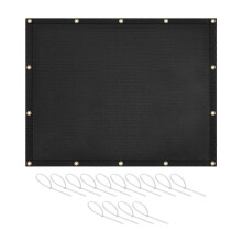 Protezione termica ignifuga per griglie, paraschizzi, pareti, terrazze e recinzioni, resistente al calore, 91,5 cm x 122 cm