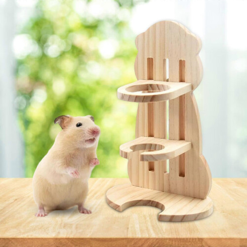 Adjustable Rabbit Drinker Water Bottle Stand with Auto Dispenser Rack for Small Animals Style B 1