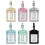 6pcs Stylish Luggage Tags with Adjustable Strap and Privacy Cover for Suitcase 1