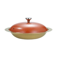 Versatile Stainless Steel Korean Ramen Pot with Lid for Hot Pot Frying Chinese Cookware 25.5cm