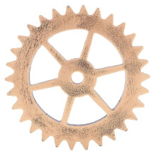 Steampunk Wooden Gear Model Wall Hanging Mural Decal Home Decor Gift Modern Fashion #6 14cm