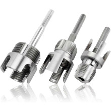 Mesee 3Pcs Dual-Function Pipe Threading Kit Internal External Quick Change 1/2 3/4 & 1 PVC