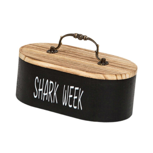 Wooden Oval Organizer Desktop Storage Box Multipurpose Jewelry Case black A 1