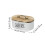 Wooden Oval Organizer Desktop Storage Box Multipurpose Jewelry Case white B 4