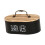 Wooden Oval Organizer Desktop Storage Box Multipurpose Jewelry Case black A 4