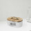 Wooden Oval Organizer Desktop Storage Box Multipurpose Jewelry Case white B 3