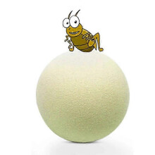 Squeaky Cat Training Ball Insect Animal Sounds Interactive Gravity Pet Toy YELLOW Cricket 8*5.5*5.2