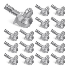 100 pezzi di perni di ricambio da 3 mm per scaffali, perni per scaffali, per libreria, colore argento