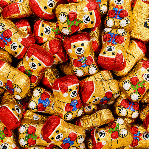 (500g Sweet Pouch) Golden Bear Milk Chocolates