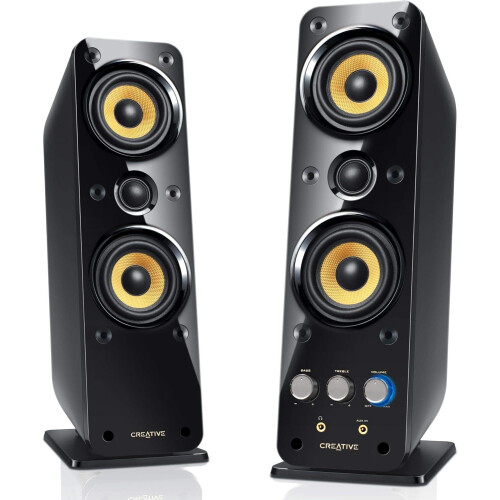 CREATIVE GigaWorks T40 Series II 2.0 Multimedia Speaker System with BasXPort Technology, Black