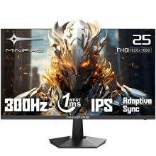 Minifire 25 Inch 300Hz Gaming Monitor, FHD 1080p Fast IPS HDMI 2.0 & DP1.4