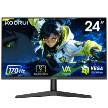 KOORUI 24 Inch Gaming Monitor, 170Hz, Full-HD 1080P, VA