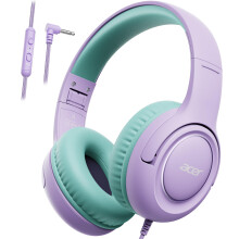 Acer Kids Headphones Wired for Kids with 85/94dB Volume Limit, 3.5mm Jack