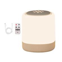 Touch Rechargeable USB Three-Color 2400mAh Night Light with Remote Control Eye Protection Sleep Lamp for Bedroom Nursery