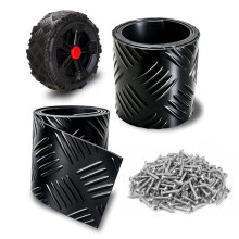 2 Pcs Kids' Electric Car Tire Grips Rubber Tire Upgrade Kit for Kids Ride Car Suitable for Plastic Tires to 12 Inches