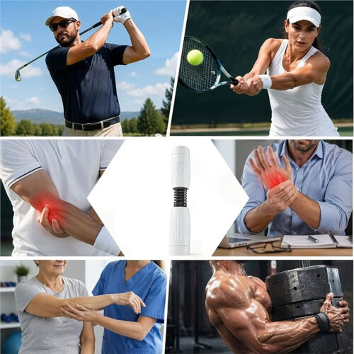 Adjustable Torque Bar Wrist Forearm Strength Trainer Interchangeable Spring Exerciser Portable Helper Workout Gear 2