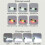 4Pc  LED Keychain Flashlight USB Rechargeable, Magnetic Super Bright Emergency Warning Light for Outdoor 6