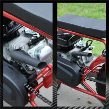 Bike Exhaust Pipe Kit for 212cc 224cc 196cc GX160 GX200 6.5HP Small Engine Go Kart Parts