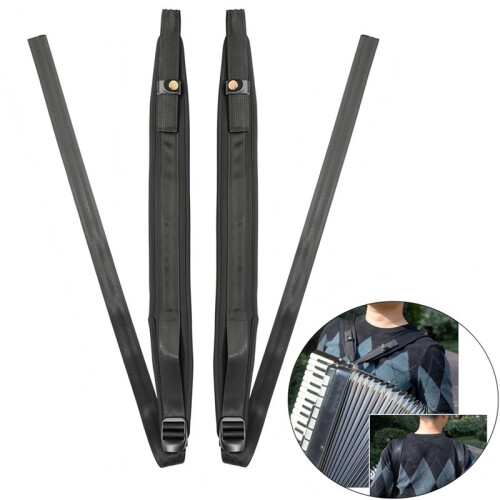 2 Sangles D'Accordéon, Accessoire pour Instrument de Musique, Sangles Universelles Réglables 1