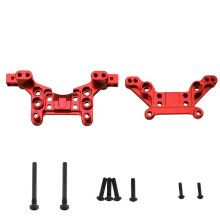RC Car Upgrade Front and Rear Shock Absorbers Kit for MJX 1/16 16213 16218 16207 RC Car Upgrade Accessories Red
