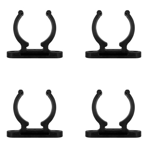 4pcs Boat Hook Holder Boat Ladder Paddle Storage Clip,Ladder Hooks Spring Clamp Bracket