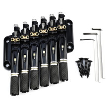 10,5-mm-Sattel für 6-SaitiGe Headless-Gitarrenbrücke - Schräges Steg-Saitenhalter für Verbesserten Klang und Bessere Bespielbarkeit