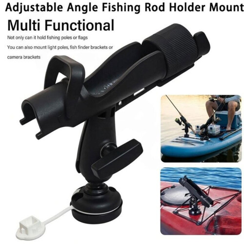 Siège pour Kayak/Planche de Surf/Canne à Pêche - Support de Canne à Pêche Marine à Fixation Fixe/Réglable 2