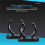 2 Pack Nylon Ladder Hooks Spring Clamp Bracket, Multi-Purpose Holder for Telescopic Ladder, Boat Hook 1