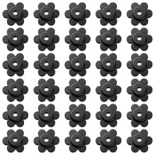 30pcs Garden Flag Stoppers, Rubber Anti-Wind Flag Stoppers for Small Yard Flags and Outdoor Poles Hole Diameter 5 mm