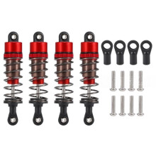 4 Stück Verstellbare, Ölgefüllte Stoßdämpfer 62 mm für 1/10 RC Buggy, Truggy, Touring, Drift Cars, Trucks - Upgrade-Teile A