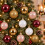 30 Pink Gold White Mixed Baubles Christmas Tree 1